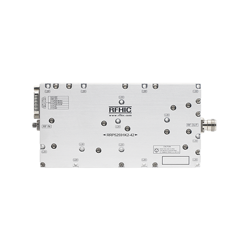 rfhic-1260W, 5200-5900MHz-C-band, GaN Solid-State Power Amplifier (SSPA)-RRP52591K2-42